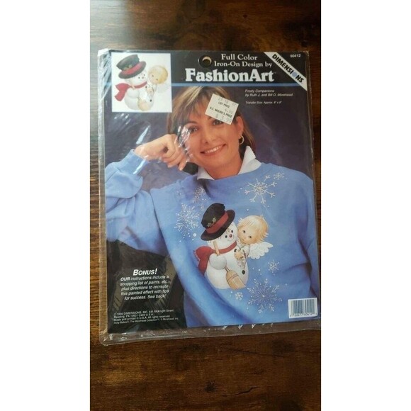 Crafter Lot of 7 Vintage Iron On Transfer Sew On Crafts Sewing Crafting - Picture 2 of 8